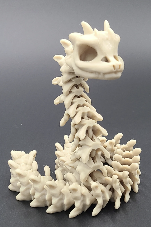 Bony Basilisk Articulated Figurine 3D Printed