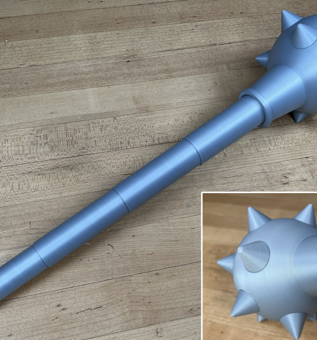 Morning Star Spinner 3D Printed