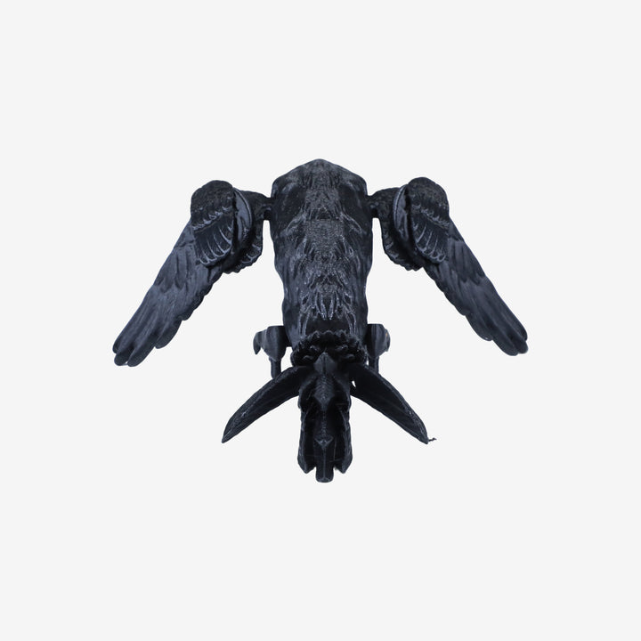Flexi Crow Fidget Figurine 3D Printed