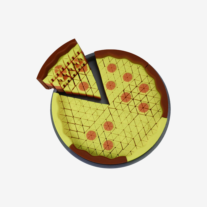 Pixel Flex Pizza with Pizza Pan 3D Printed