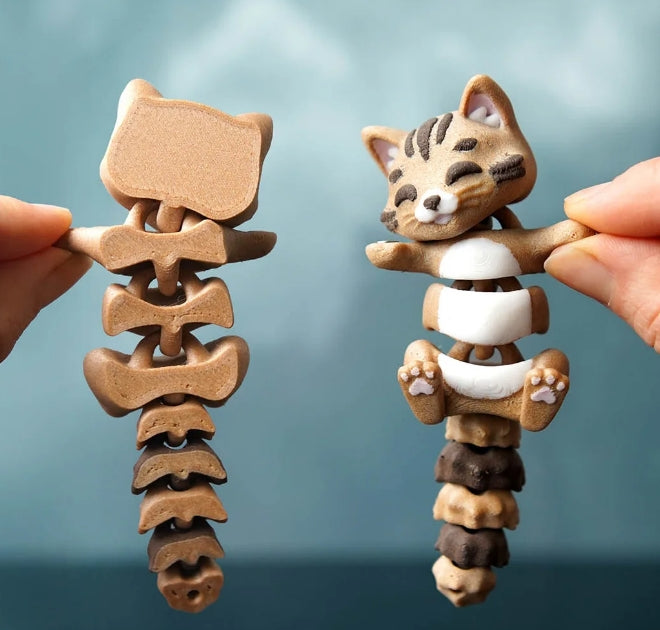 Coco the Flexi Cat 3D Printed